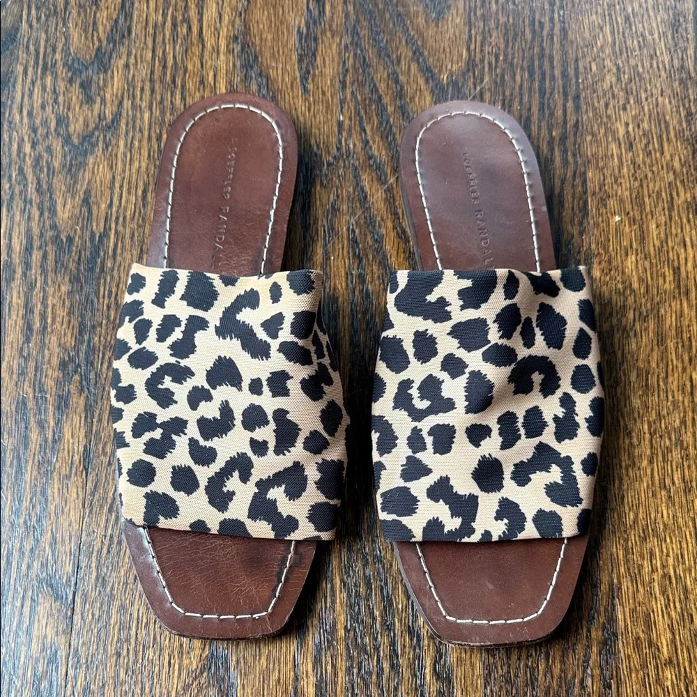 Loeffler Randall Daria stretch square toe slides - Picture 6 of 13